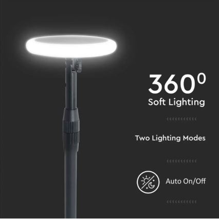 SET 2x LED Einstellbare Solarleuchte GARDEN LED/3W/5V 42-80 cm 4000K IP65