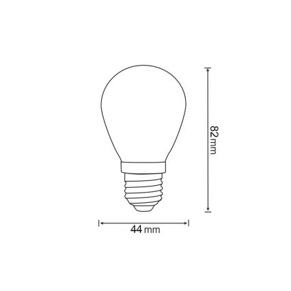 SET 2x LED-Glühbirne PARTY E27/0,3W/36V