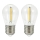 SET 2x LED-Glühbirne PARTY E27/0,5W/36V 2200K