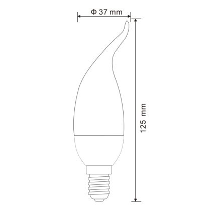 SET 2x LED-Glühlampe E14/3W/230V 3000K - Globo