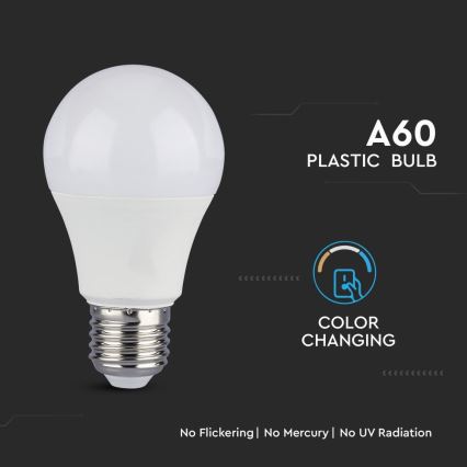 SET 2x LED-Lampe A60 E27/9W/230V 3000/4000/6400K