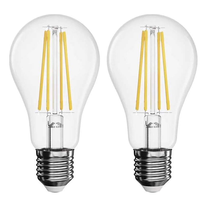SET 2x LED-Lampe FILAMENT A60 E27/5,9W/230V 2700K