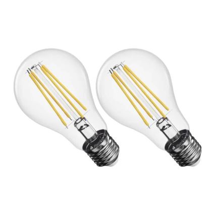 SET 2x LED-Lampe FILAMENT A60 E27/5,9W/230V 2700K