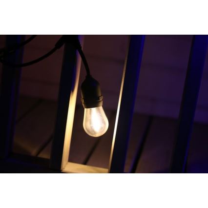SET 2x LED-Glühbirne PARTY E27/0,5W/36V 2200K