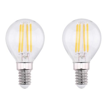 SET 2x LED-Lampe VINTAGE E14/4W/230V 2700K - Globo 10589-2K