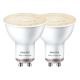 SET 2x LED-Leuchtmittel SMART PAR16 GU10/4,7W/230V 2700-6500K Wi-Fi CRI 90 - Wiz