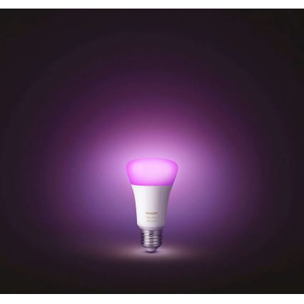 SET 2x LED RGB dimmbare Glühbirne Philips HUE WHITE AND COLOR AMBIANCE E27/10W/230V