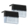 SET 2x LED-RGB-Solarwandleuchte LED/1W/1,2V 3500K IP65