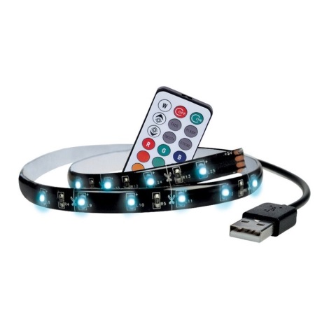 Soligth WM504 - SET 2x LED-RGB-Streifen für Fernseher mit