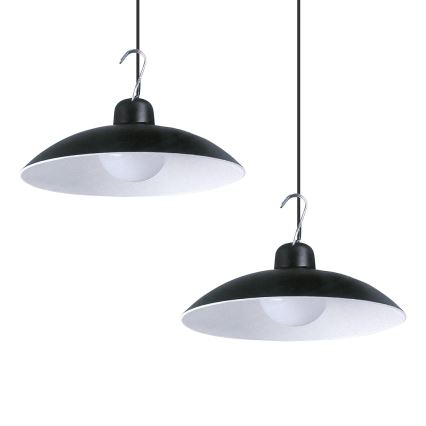 SET 2x LED Solar-Hängelampe mit Dämmerungssensor LED/6W/3,7V 2000 mAh IP44 + Fernbedienung