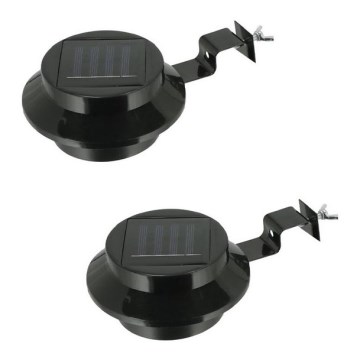 SET 2x LED-Solarleuchte mit Halterung LED/1,2V 600 mAh IP44
