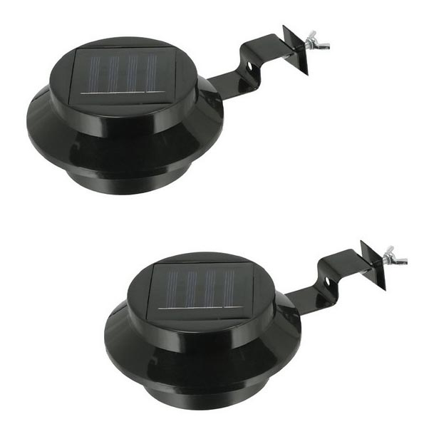 SET 2x LED-Solarleuchte mit Halterung LED/1,2V 600 mAh IP44
