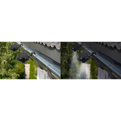 SET 2x LED-Solarleuchte mit Halterung LED/1,2V 600 mAh IP44