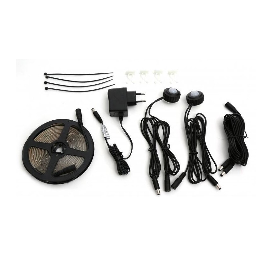 SET 2x LED-Streifen 1,5 m + Sensor 2xLED/7,2W/230V