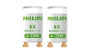 SET 2x Starter für Leuchtstoffröhren Philips S2 4-22W