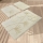 SET 3x Badezimmermatte ORKIDE 60/60/100 cm beige