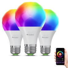 SET 3x Dimmbare LED-RGBW-Glühlampe ESSENTIALS A60 E27/8,5W/230V CRI90 2700-6500K Wi-Fi - Nanoleaf