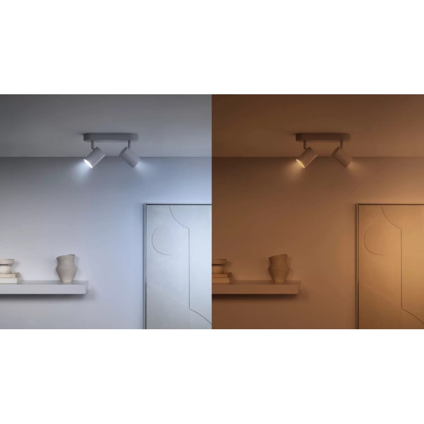 SET 3x Dimmbare LED-RGBW-Lampe PAR16 GU10/4,7W/230V 2200-6500K Wi-Fi - WiZ