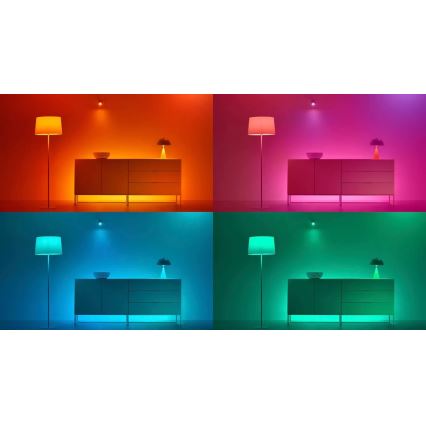 SET 3x Dimmbare LED-RGBW-Lampe PAR16 GU10/4,7W/230V 2200-6500K Wi-Fi - WiZ