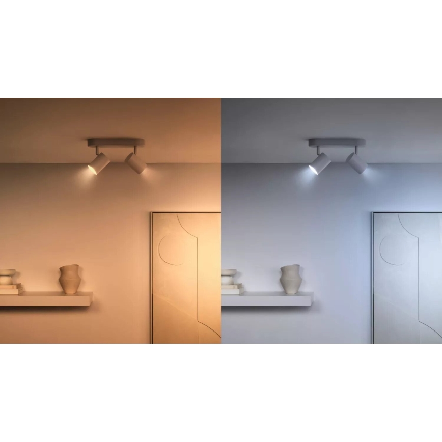 SET 3x Dimmbare LED-RGBW-Lampe PAR16 GU10/4,7W/230V 2200-6500K Wi-Fi - WiZ