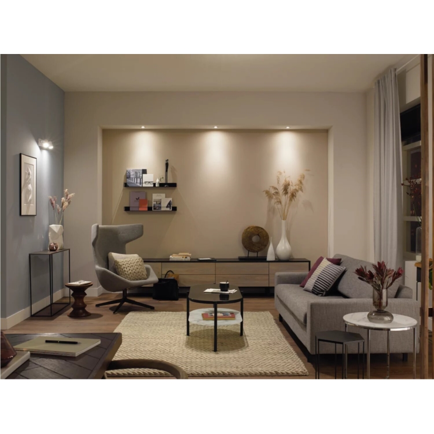 SET 3x Dimmbares LED-Leuchtmittel Philips Hue WHITE AMBIANCE GU10/4,2W/230V 2200-6500K