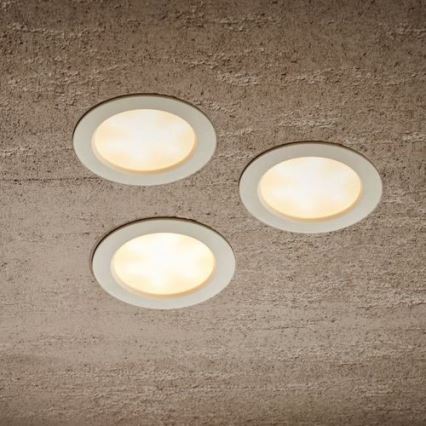 SET 3x LED Bad Deckeneinbauleuchte MIRO LED/4W/230V IP44