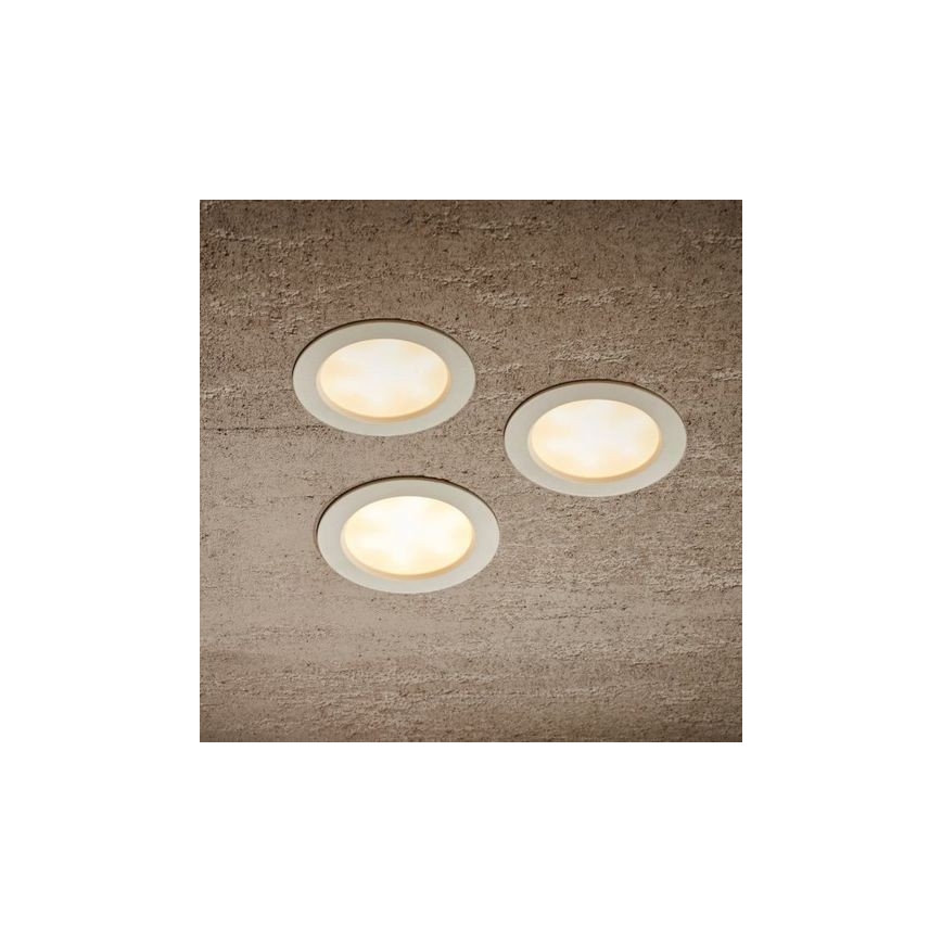 SET 3x LED Bad Deckeneinbauleuchte MIRO LED/4W/230V IP44