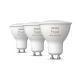 SET 3x LED dimmbare Glühbirne Philips Hue Weiß und Farbe Ambiance GU10/5W/230V 2000-6500K