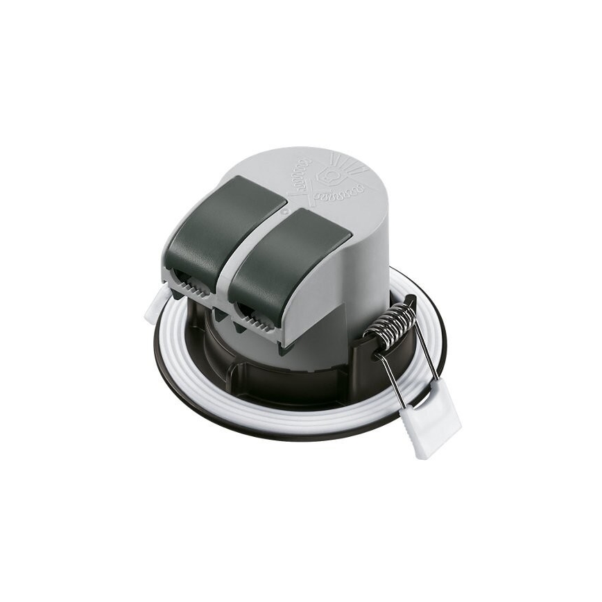 SET 3x LED-Einbauleuchte für Badezimmer LED/5,5W/230V 2700K IP65 schwarz