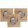 SET 3x LED Einbauleuchte VITAR 1xGU10/5W/230V CRI 90 Eiche