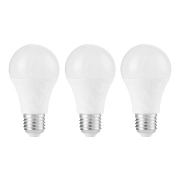 SET 3x LED-Glühbirne A67 E27/13W/230V 4000K - Attralux