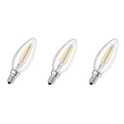 SET 3x LED Glühbirne BASE B40 E14/4W/230V 4000K – Osram