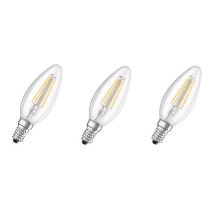 SET 3x LED Glühbirne BASE B40 E14/4W/230V 4000K – Osram