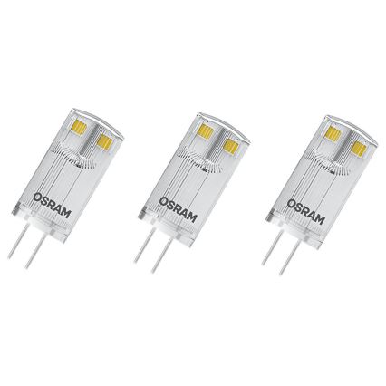 SET 3x LED Glühbirne G4/0,9W/12V 2700K - Osram