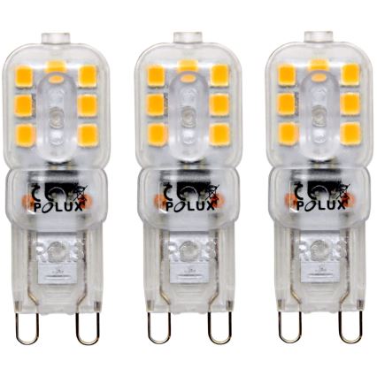 SET 3x LED-Glühbirne G9/2,5W/230V 3000K