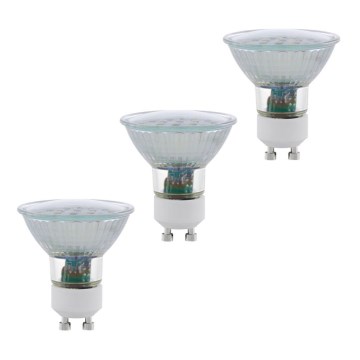 SET 3x LED Glühbirne GU10/5W/230V 4000K - Eglo 11735
