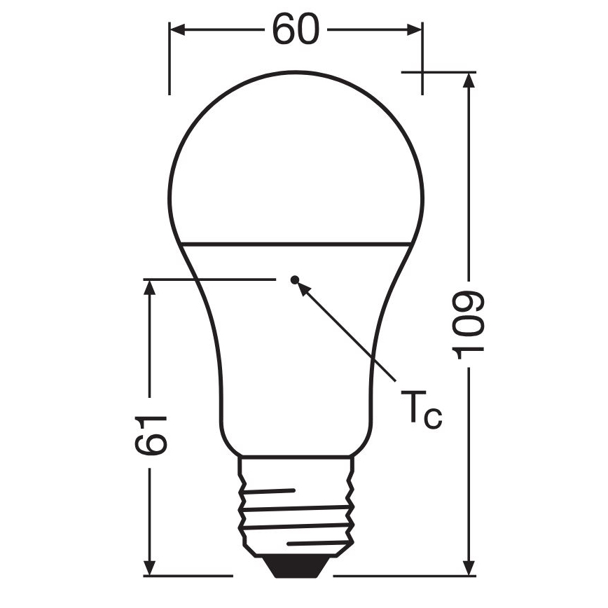 SET 3x LED-Glühlampe A60 E27/10W/230V 4000K