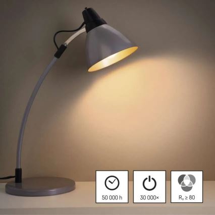 SET 3x LED-Glühlampe FILAMENT A60 E27/3,8W/230V 2700K Energieklasse A