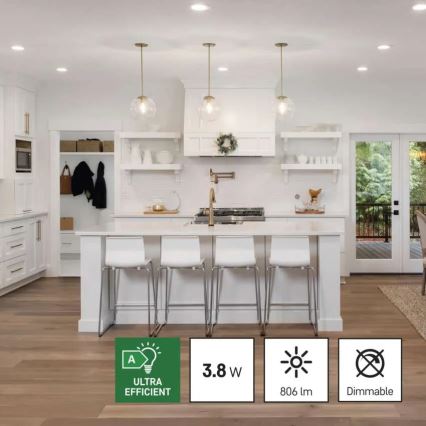 SET 3x LED-Glühlampe FILAMENT A60 E27/3,8W/230V 4000K Energieklasse A