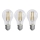 SET 3x LED-Glühlampe FILAMENT A60 E27/5W/230V 2700K Energieklasse A