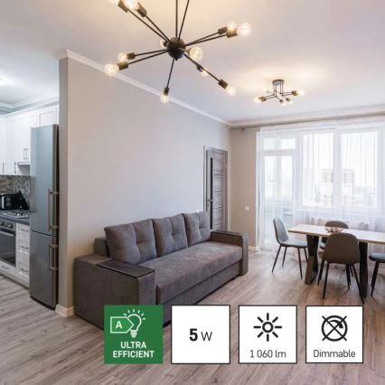 SET 3x LED-Glühlampe FILAMENT A60 E27/5W/230V 2700K Energieklasse A