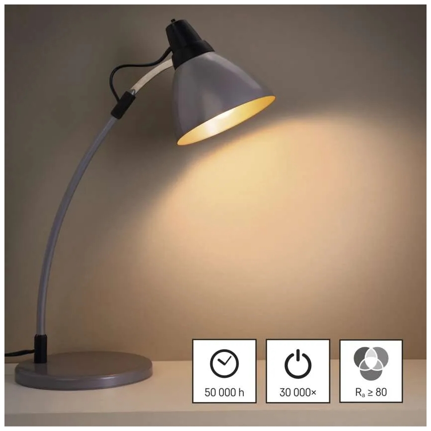 SET 3x LED-Glühlampe FILAMENT A60 E27/5W/230V 2700K Energieklasse A