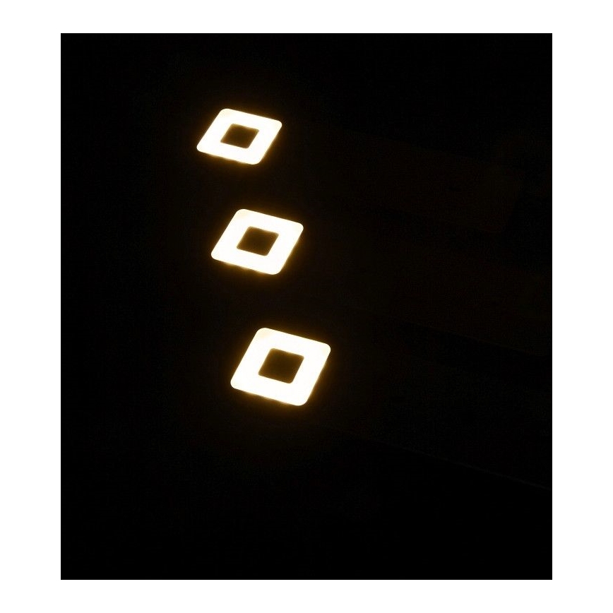 SET 3x Dimmbare LED-Küchenunterbauleuchte CORTINA LED/2,4W/230V+Fernbedienung