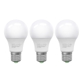 SET 3x LED-Lampe ECOLINE A60 E27/10W/230V 4000K - Brilagi