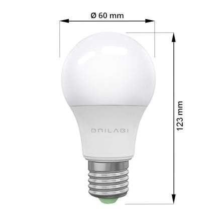 SET 3x LED-Lampe ECOLINE A60 E27/15W/230V 6500K - Brilagi