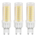 SET 3x LED-Lampe ECOLINE G9/7W/230V 3000K - Brilagi