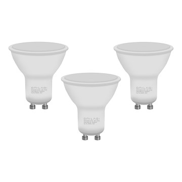 SET 3x LED-Lampe ECOLINE GU10/6W/230V 4000K - Brilagi