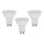 SET 3x LED-Lampe ECOLINE GU10/6W/230V 4000K - Brilagi