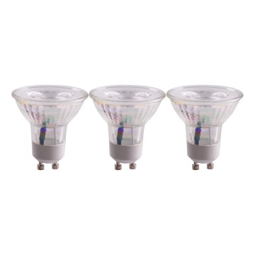 SET 3x LED-Lampe GU10/4,5W/230V 4000K
