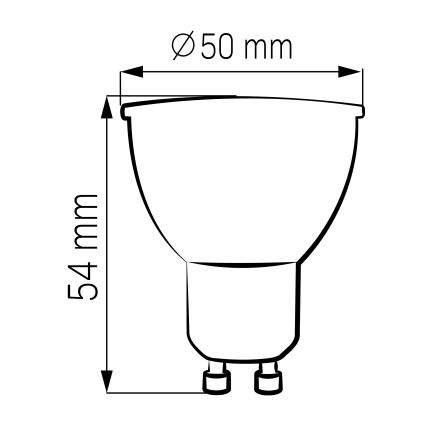 SET 3x LED-Lampe GU10/4,5W/230V 4000K